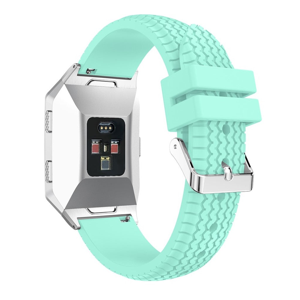 Vildt kønt Fitbit Ionic Silikone Rem - Grøn#serie_4