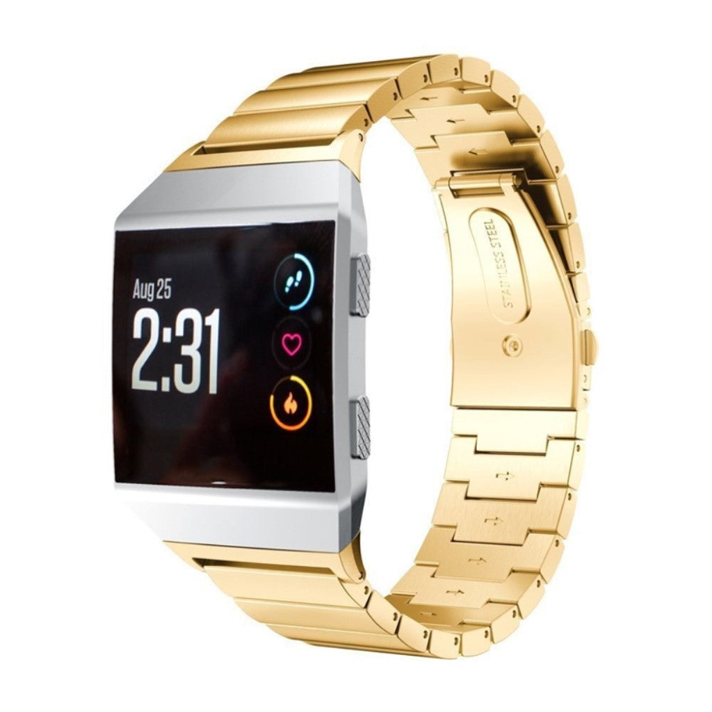 Helt vildt flot Fitbit Ionic Metal Rem - Guld#serie_3