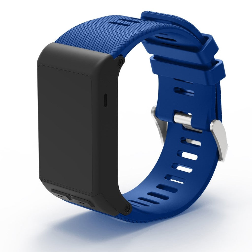 Rigtigt sejt Garmin Vivoactive HR Silikone Rem - Blå#serie_1