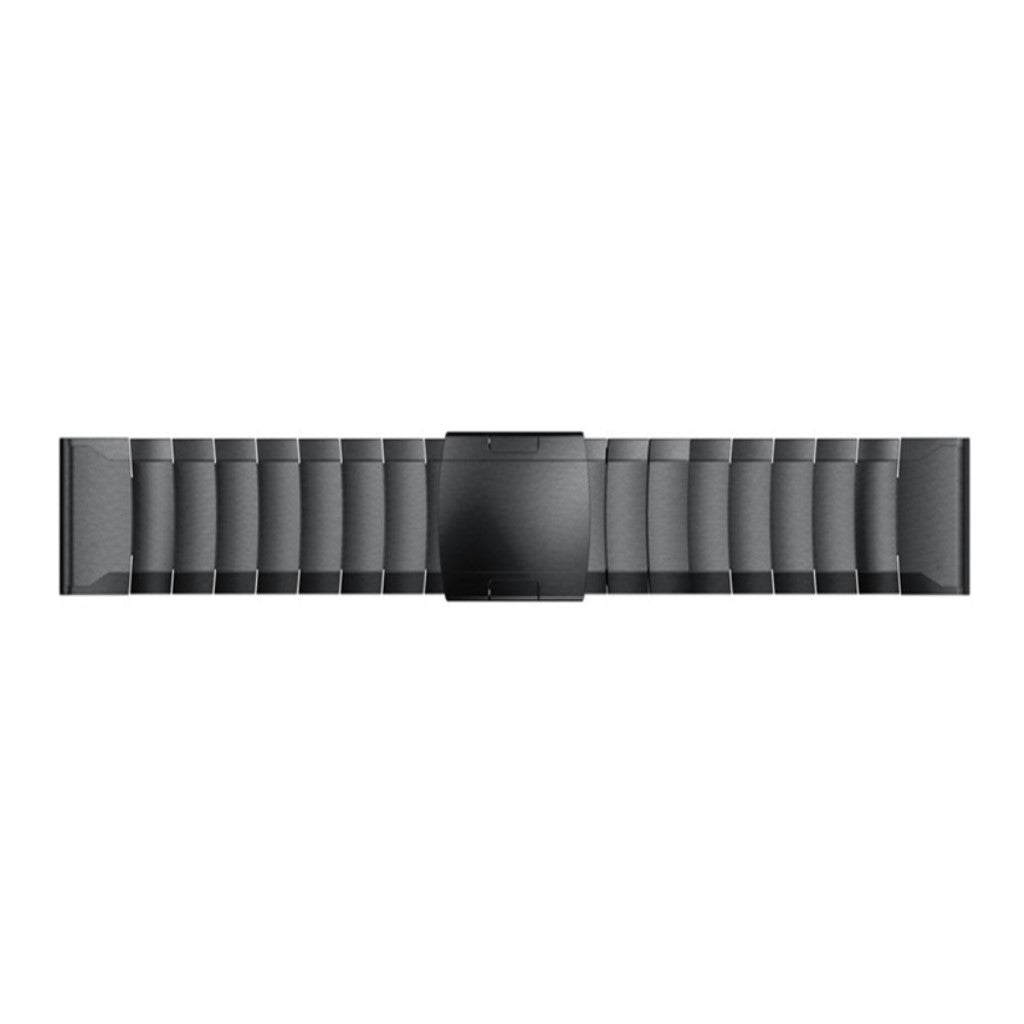 Holdbart Garmin Fenix 5X / Garmin Tactix Charlie Metal Rem - Sort#serie_2