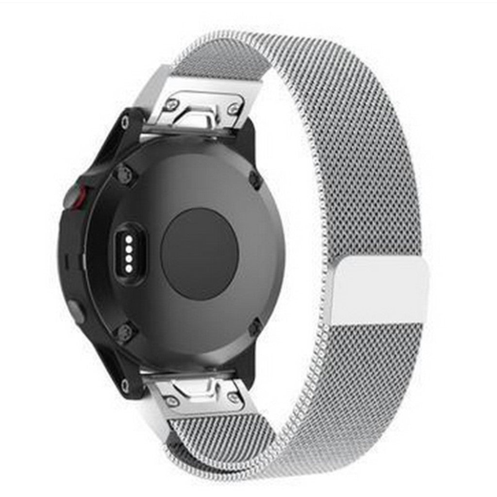 Helt vildt kønt Garmin Fenix 5S Metal Rem - Sølv#serie_1