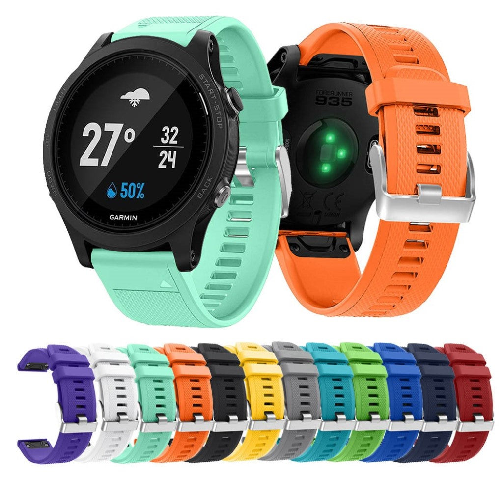 Meget godt Garmin Forerunner 935 Silikone Rem - Grøn#serie_5