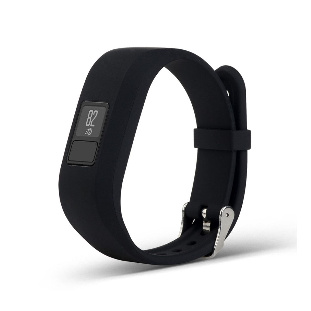 Rigtigt sejt Garmin Vivofit 3 Silikone Rem - Sort#serie_12