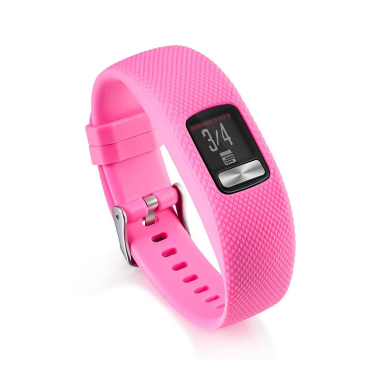 Stilfuld Garmin Vivofit 4 Silikone Rem - Pink#serie_6