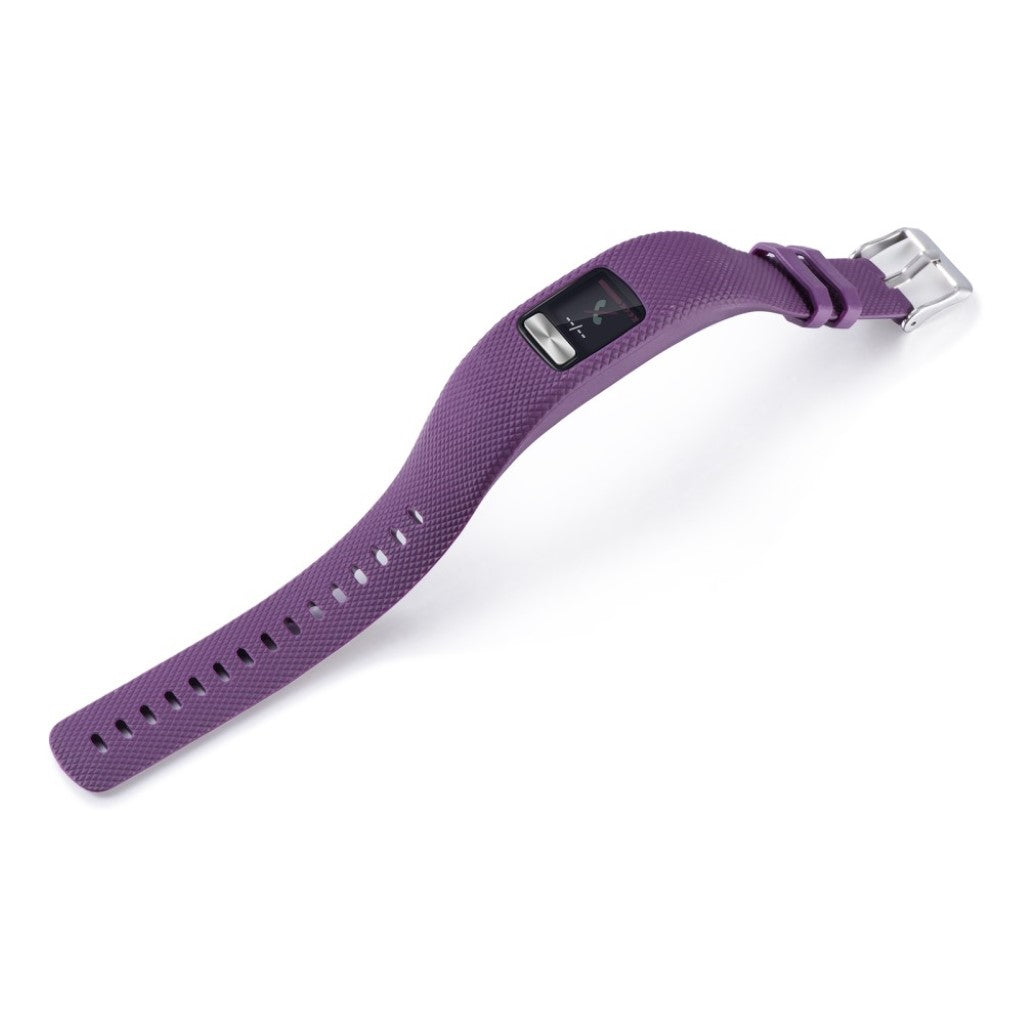 Mega hårdfør Garmin Vivofit 4 Silikone Rem - Lilla#serie_1