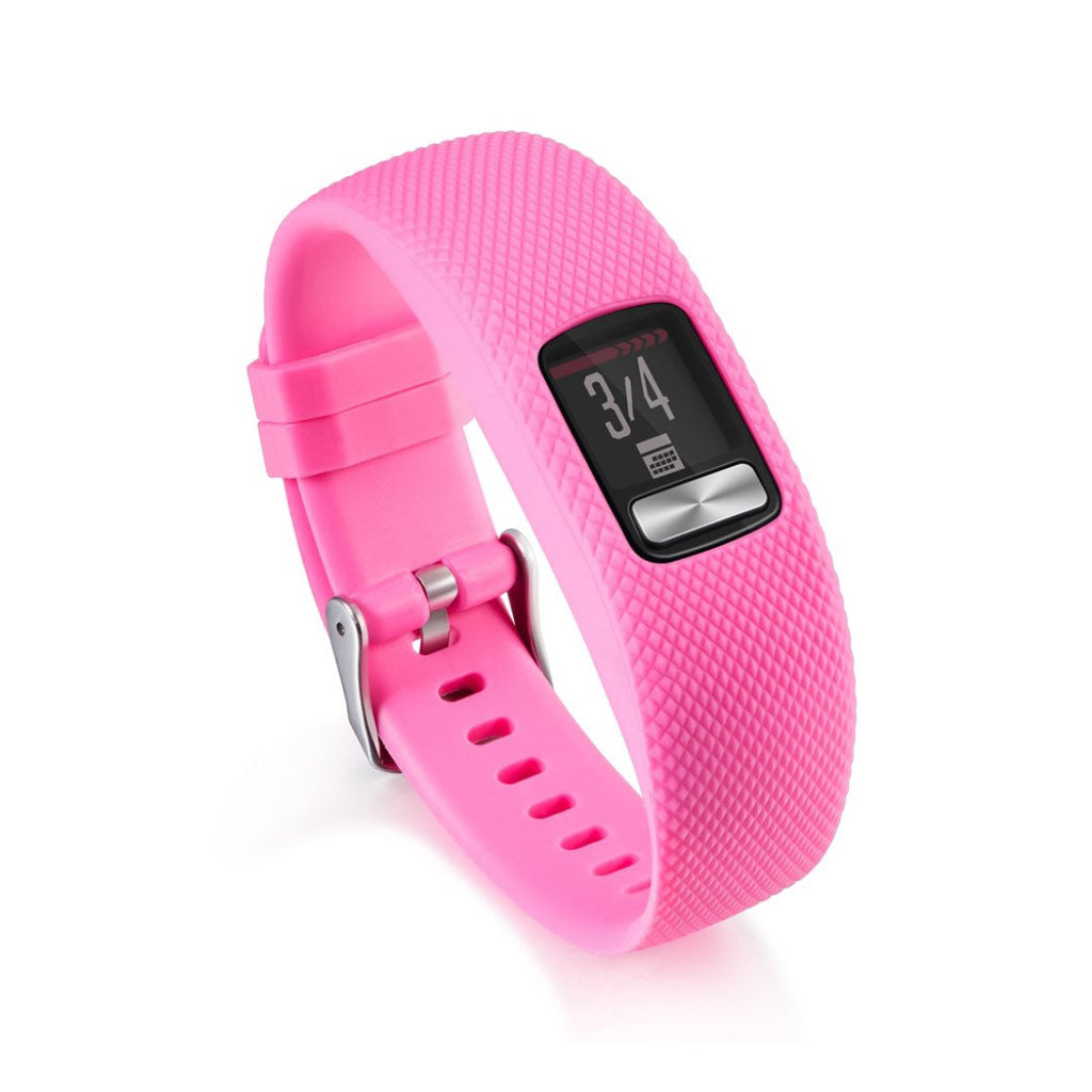 Mega hårdfør Garmin Vivofit 4 Silikone Rem - Pink#serie_6