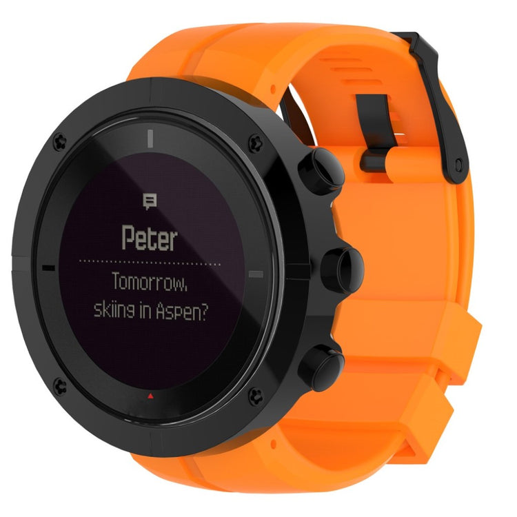 Nydelig Suunto Kailash Metal og Silikone Rem - Orange#serie_5