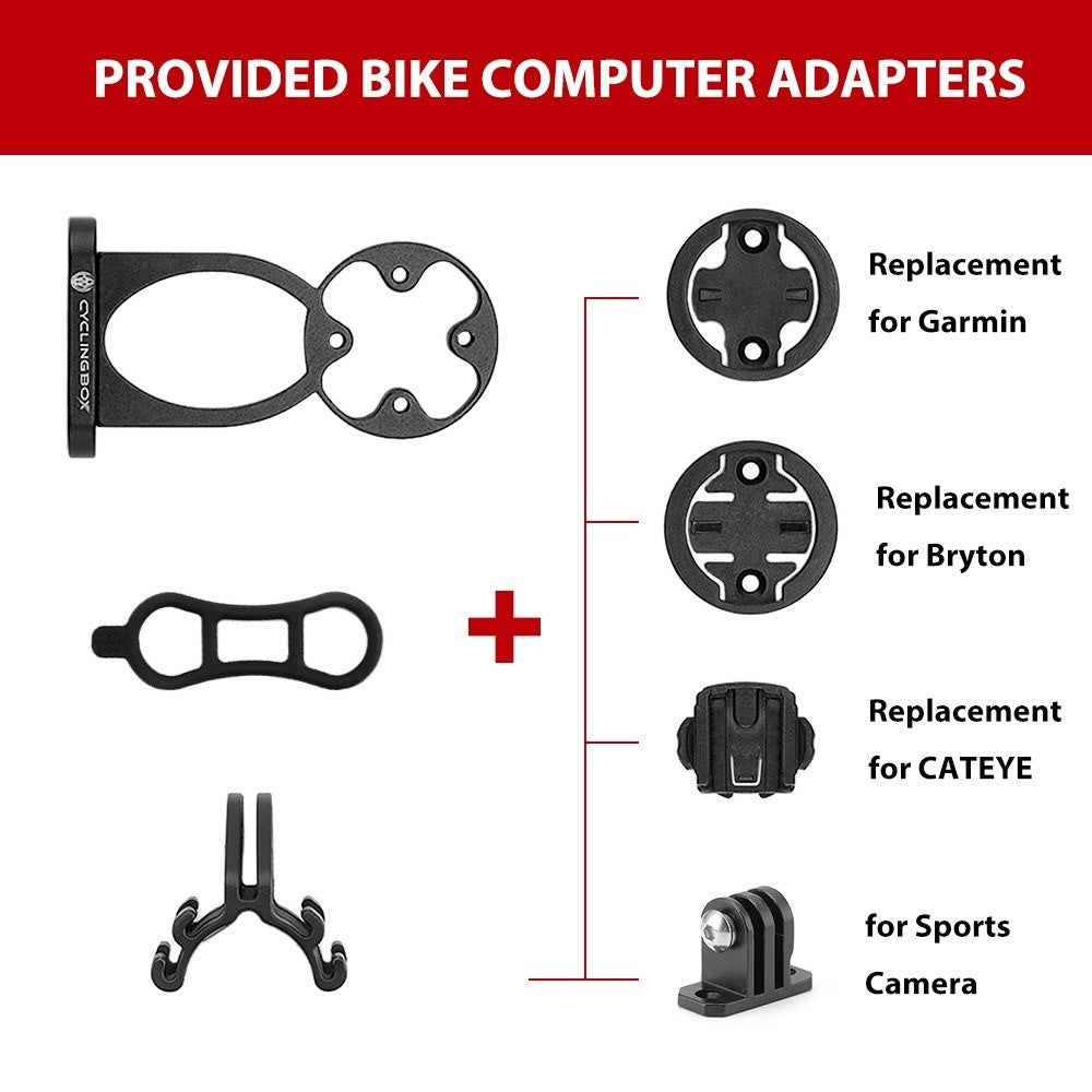 Bryton Rider 430 / Bryton Rider 320 Metal Cykelholder - Sort#serie_1