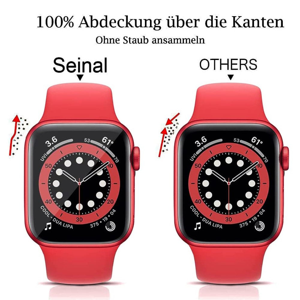 Apple Watch Series 7 41mm Hærdet Glas  HD Skærmbeskytter - Gennemsigtig#serie_378