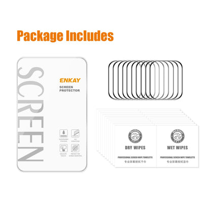 10stk Apple Watch Series 7 45mm Plastik  3D Kurvet Skærmbeskytter - Gennemsigtig#serie_1