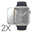 2pz Apple Watch Series 7 45mm Vetro Protezione schermo