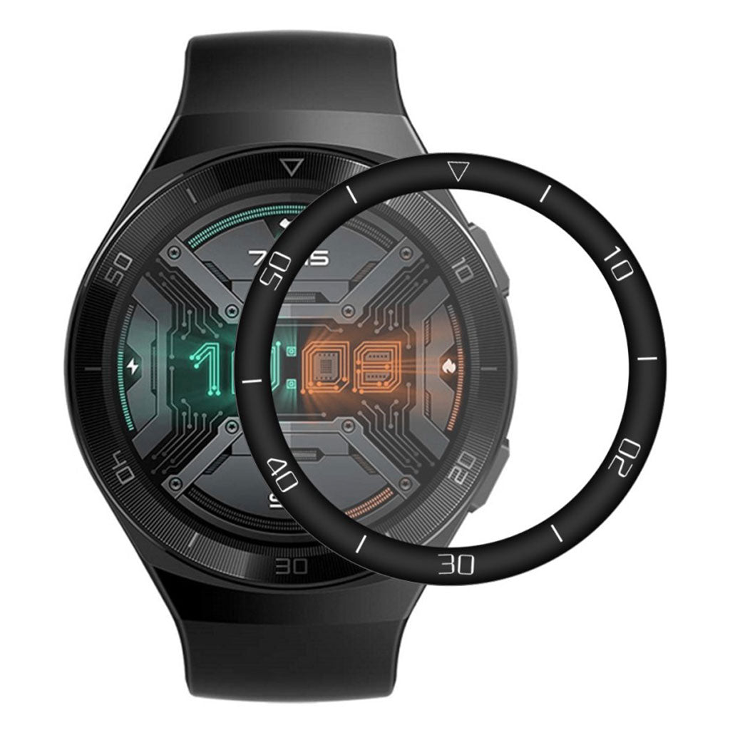 Huawei Watch GT2e 46mm Plastik Skærmbeskytter - Sort#serie_2