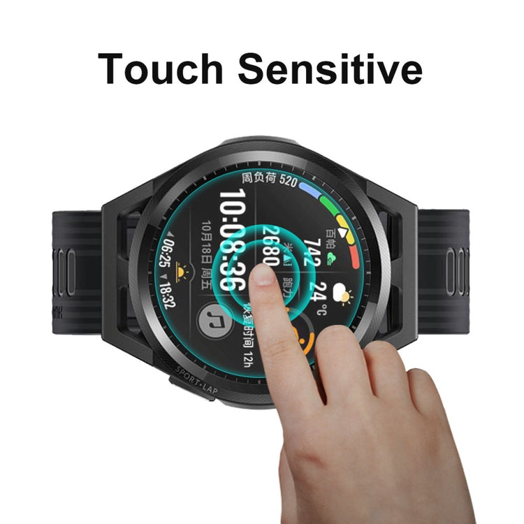 2stk Huawei Watch GT Runner Plastik  HD Skærmbeskytter - Gennemsigtig#serie_323