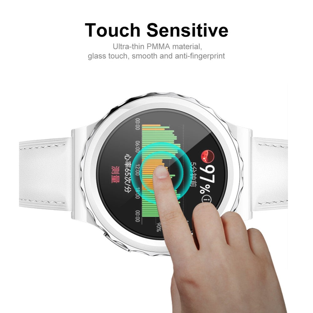 2stk Huawei Watch GT 3 Pro 43mm Plastik Skærmbeskytter - Gennemsigtig#serie_382