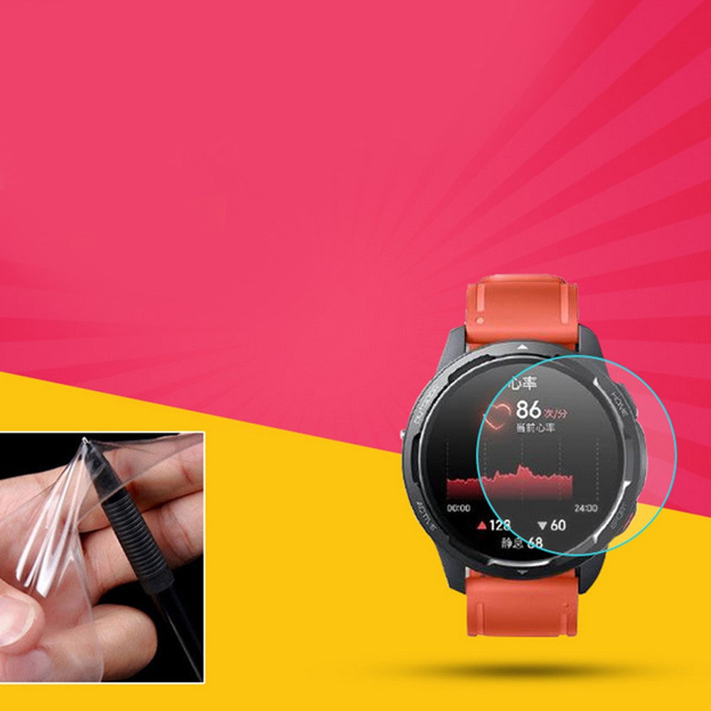 Xiaomi Watch Color 2 Plastik  HD Skærmbeskytter - Gennemsigtig#serie_120