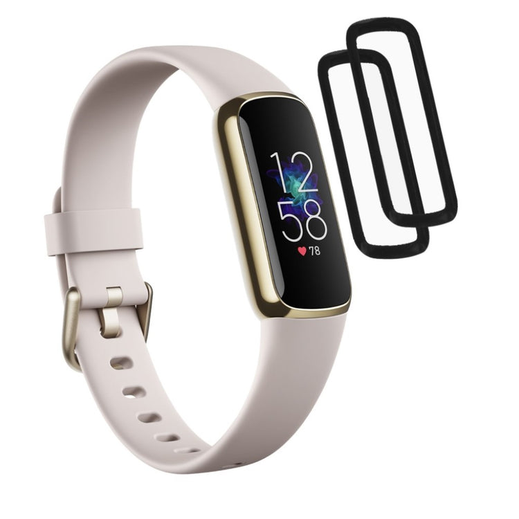 2stk Fitbit Luxe Plastik Skærmbeskytter - Gennemsigtig#serie_638