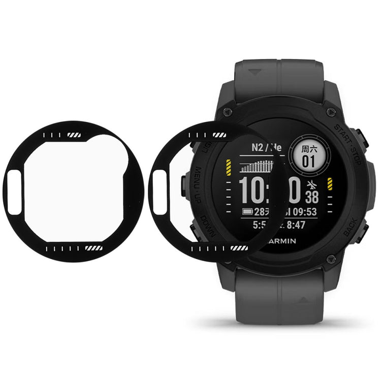 2stk Garmin Descent G1 Plastik Skærmbeskytter - Gennemsigtig#serie_212