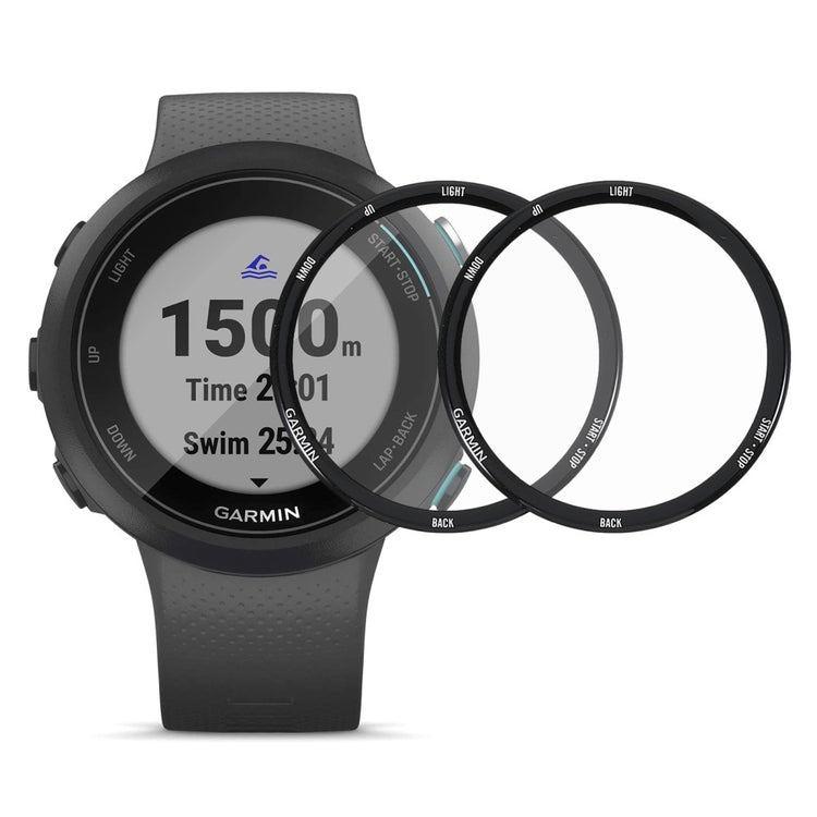 2stk Garmin Swim 2 Plastik Skærmbeskytter - Gennemsigtig#serie_187