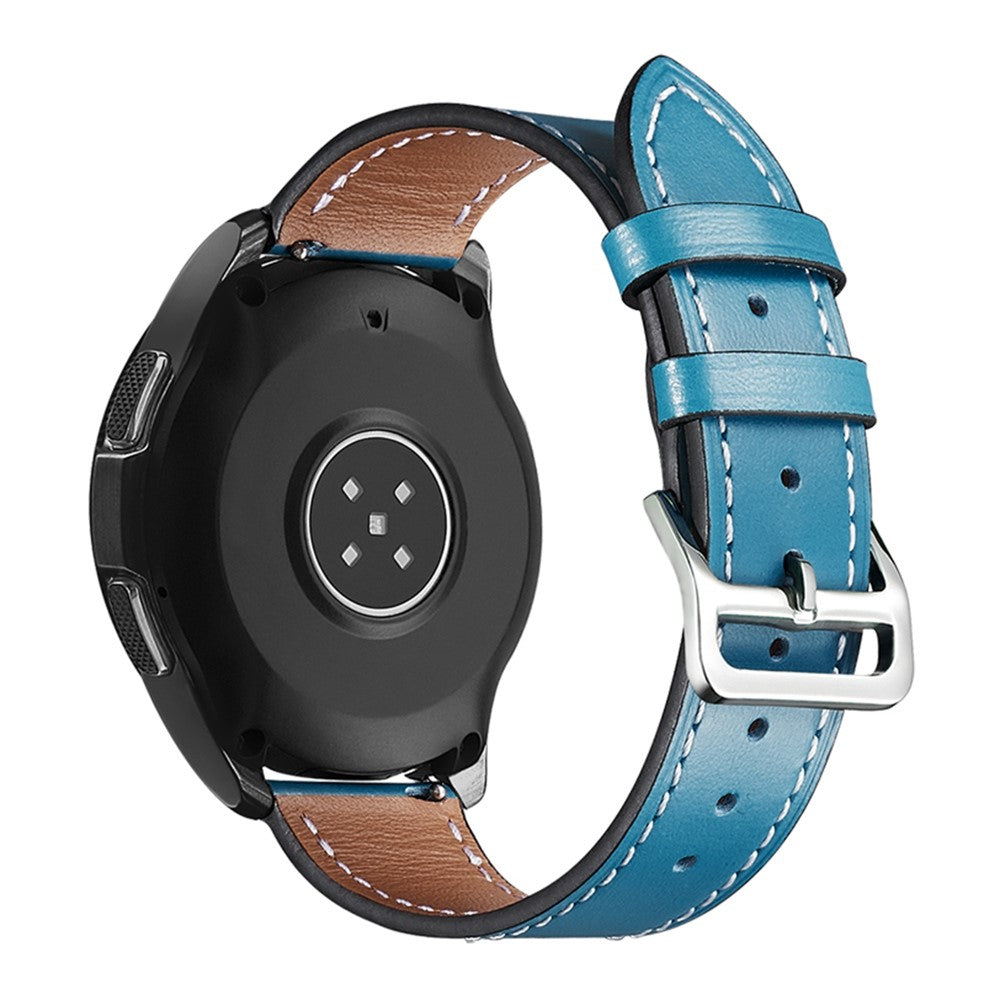 20mm Universal genuine leather watch strap - Sky Blue#serie_13