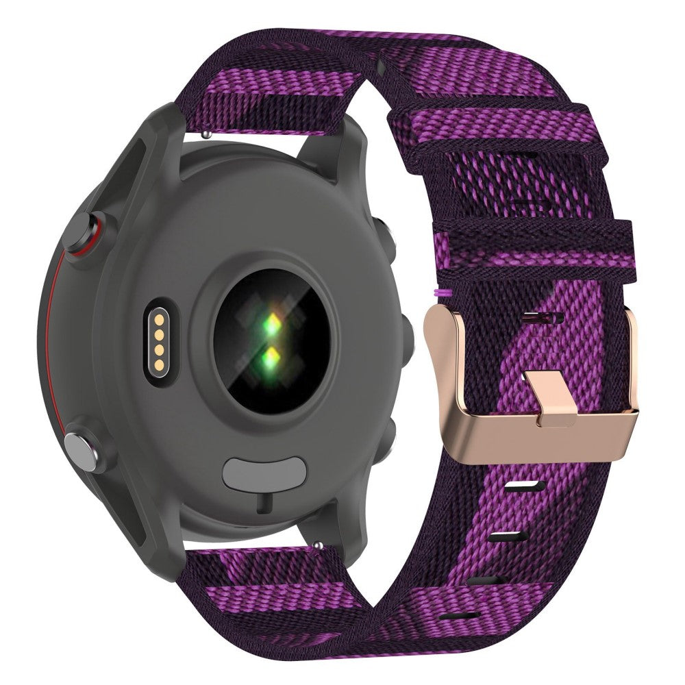 20mm Universal nylon watch strap - Purple Stripe#serie_2