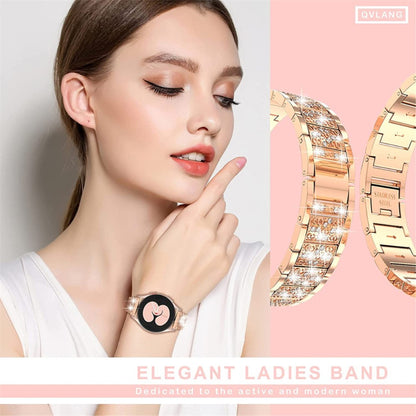 Vildt hårdfør Universal Metal og Rhinsten Rem - Pink#serie_2