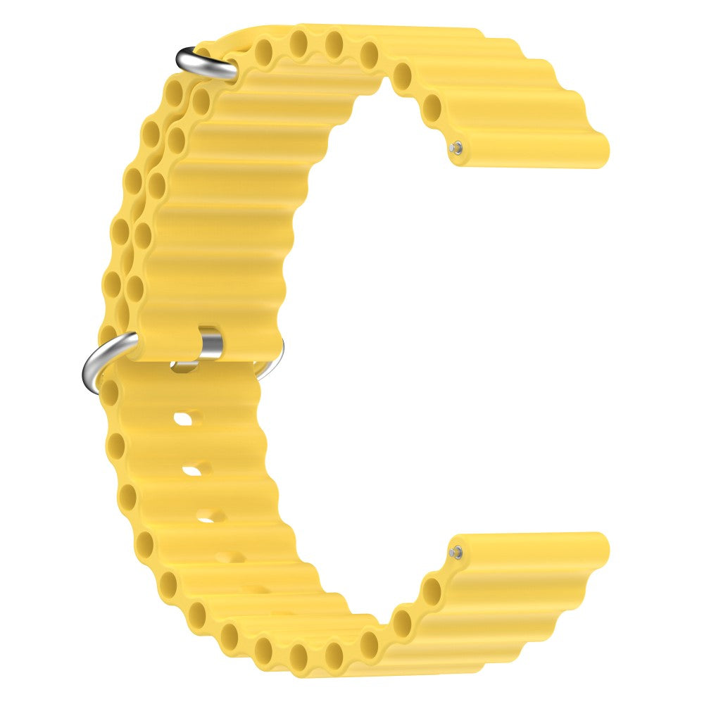 Mega komfortabel Universal Silikone Rem - Gul#serie_8