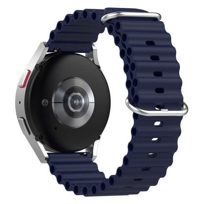 22mm Universal silicone watch strap - Midnight Blue#serie_11