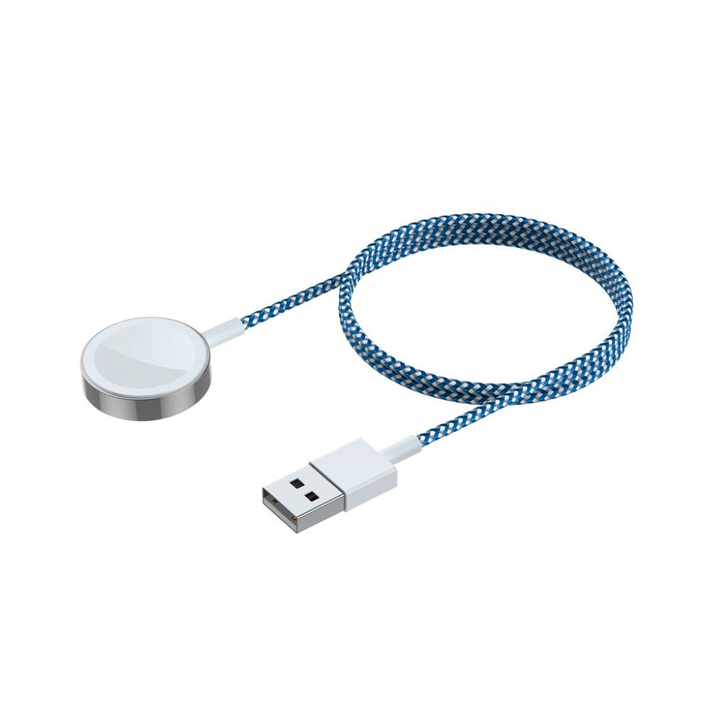 Metal Og Nylon Universal Apple Ladestation - Blå#serie_6