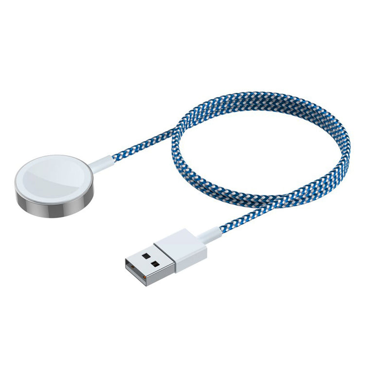 Metal Og Nylon Universal Apple Ladestation - Blå#serie_6