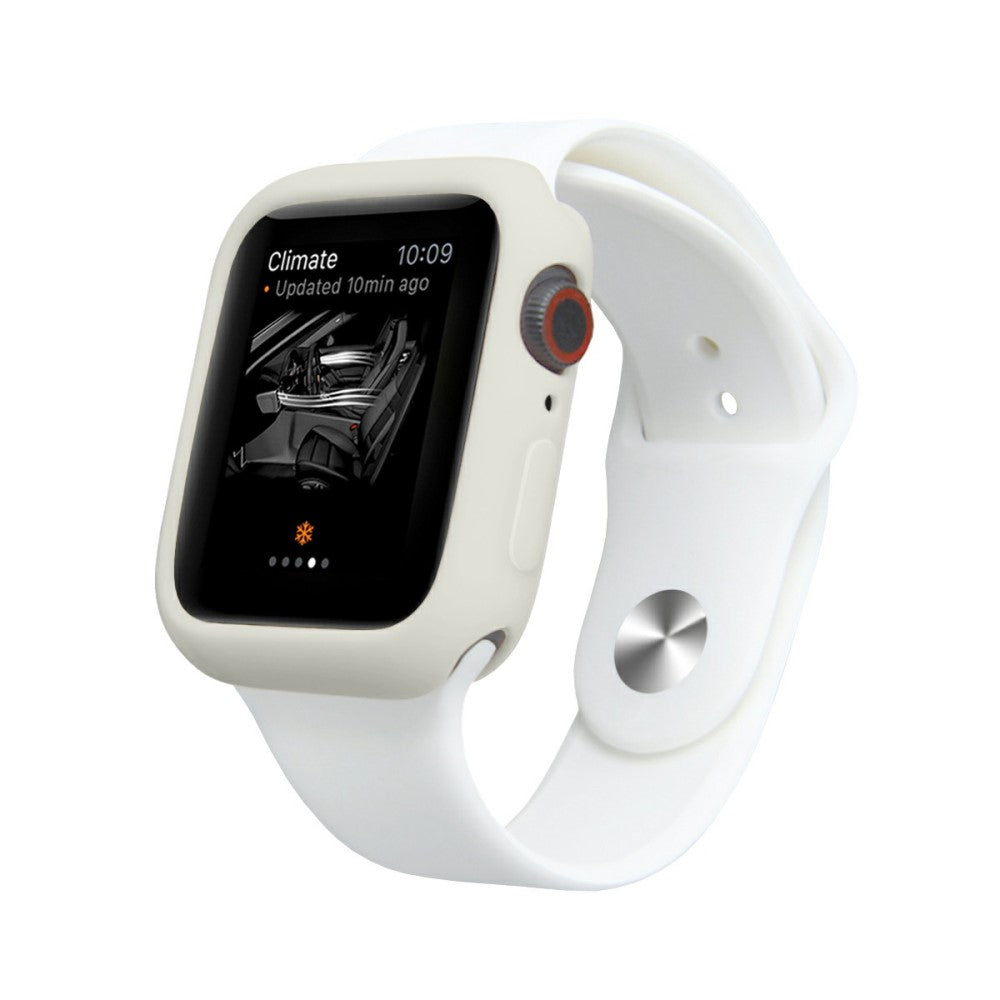 Apple Watch Series 7 41mm  Silikone Bumper  - Hvid#serie_12