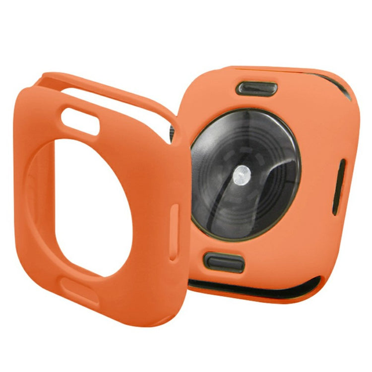 Apple Watch Series 7 41mm  Silikone Bumper  - Orange#serie_4