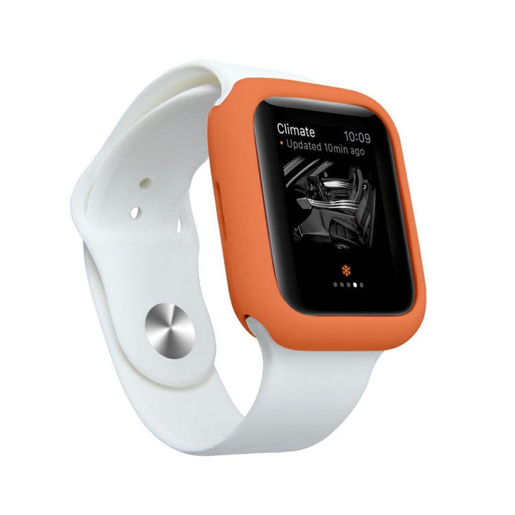 Apple Watch Series 7 41mm  Silikone Bumper  - Orange#serie_4