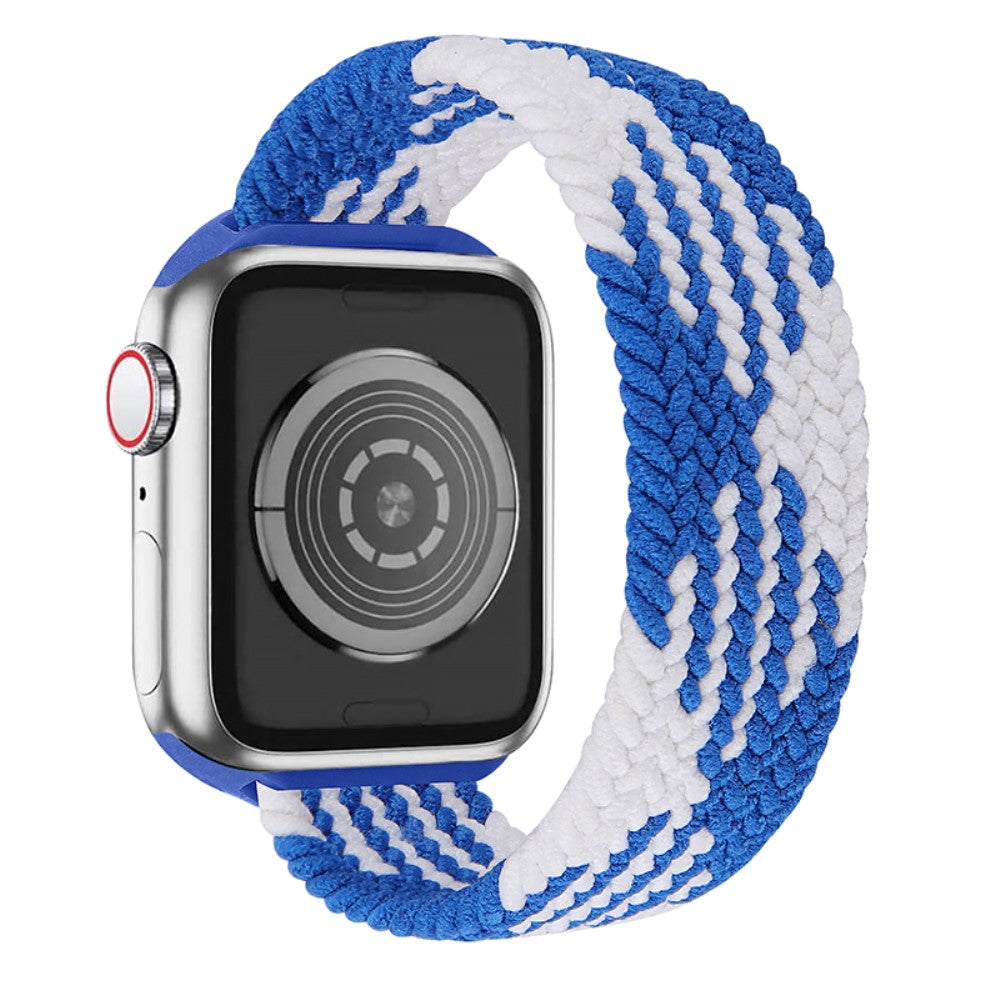 Helt vildt nydelig Apple Watch Series 7 41mm Nylon Rem - Størrelse: L - Flerfarvet#serie_14