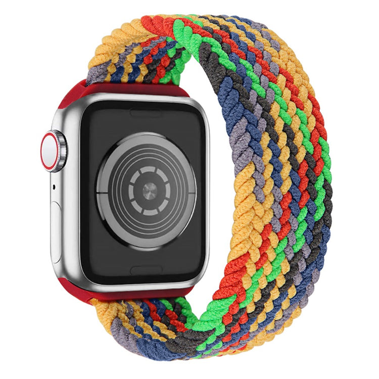 Helt vildt nydelig Apple Watch Series 7 41mm Nylon Rem - Størrelse: L - Grøn#serie_4