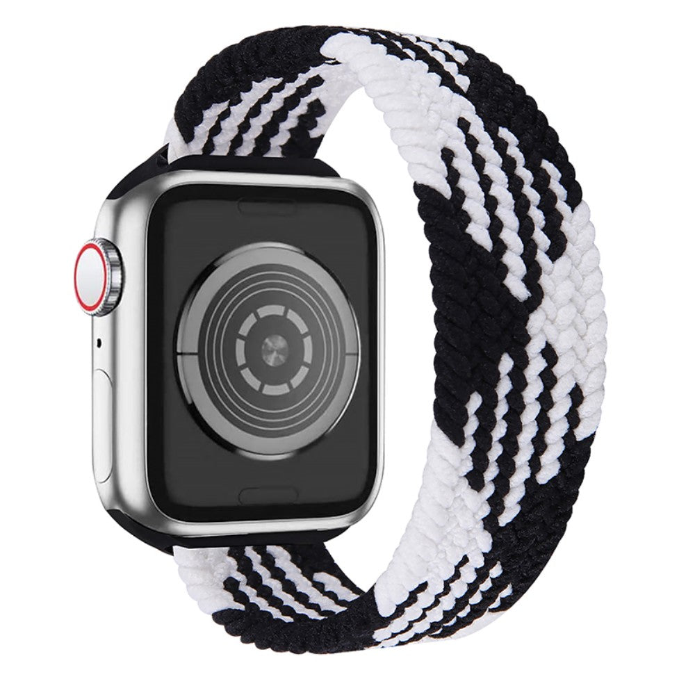 Meget kønt Apple Watch Series 7 41mm Nylon Rem - Størrelse: M - Flerfarvet#serie_10