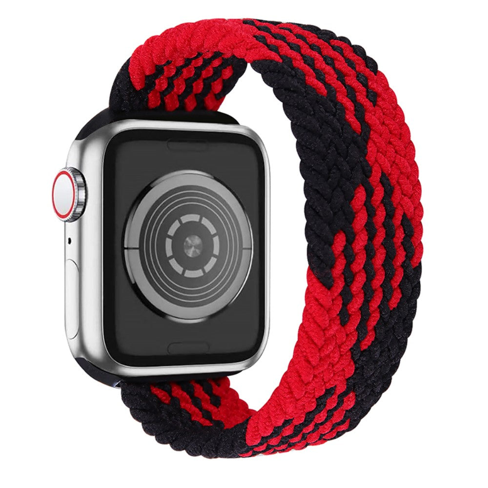 Meget kønt Apple Watch Series 7 41mm Nylon Rem - Størrelse: M - Flerfarvet#serie_11