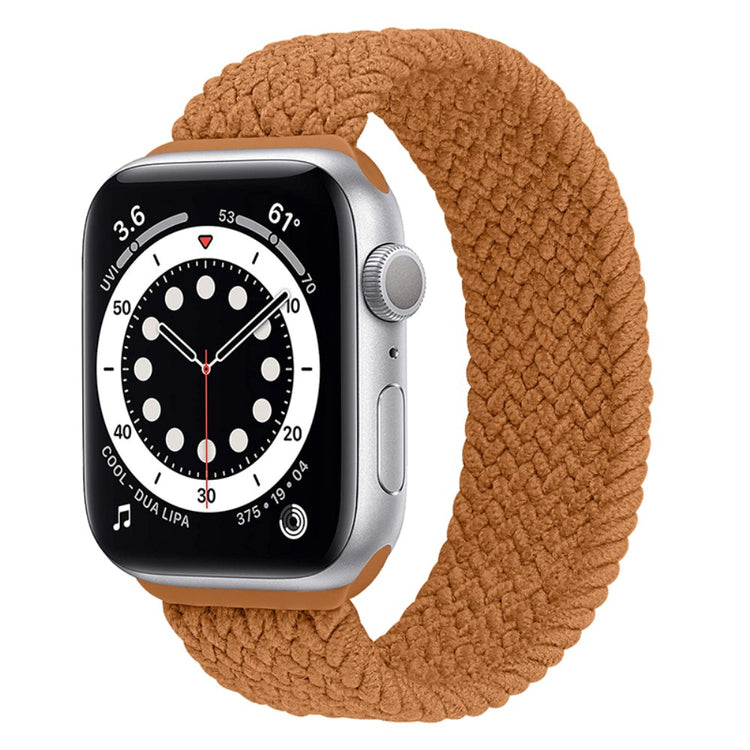 Super fed Apple Watch Series 7 41mm Nylon Rem - Størrelse: S - Orange#serie_1