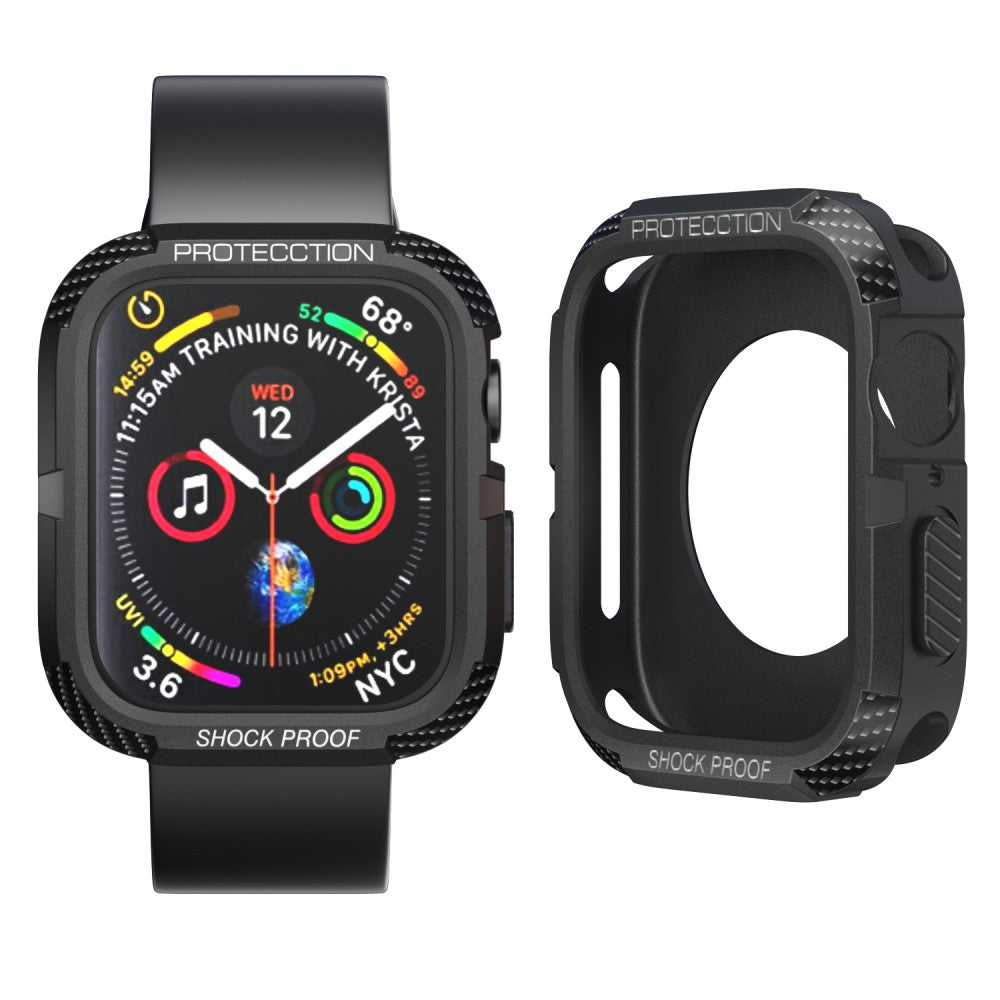 Apple Watch Series 7 41mm  Silikone Bumper  - Sort#serie_4