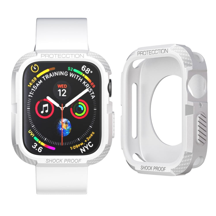 Apple Watch Series 7 41mm  Silikone Bumper  - Hvid#serie_5