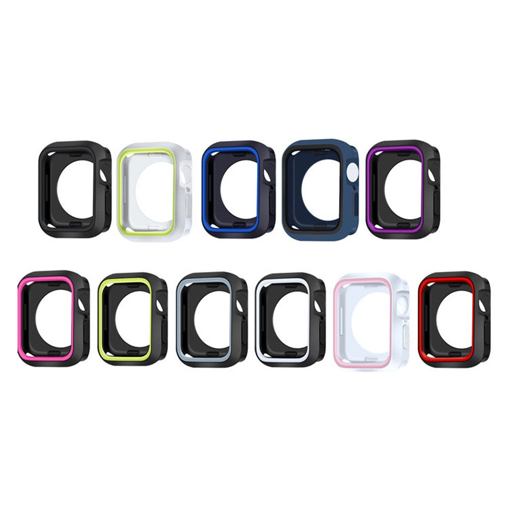 Apple Watch Series 7 41mm  Silikone Bumper  - Sort#serie_1