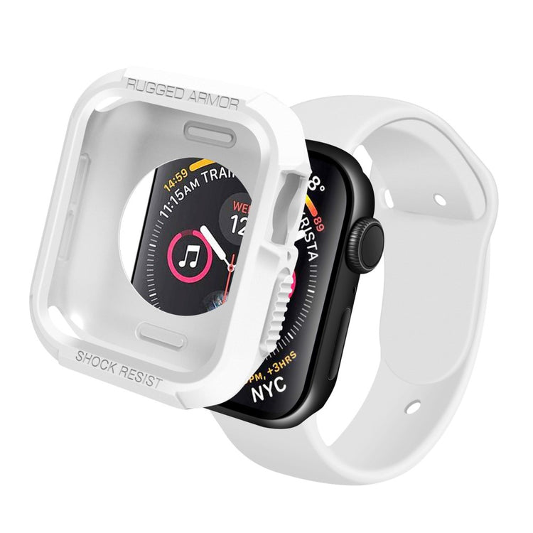 Apple Watch Series 7 41mm  Silikone Bumper  - Hvid#serie_2