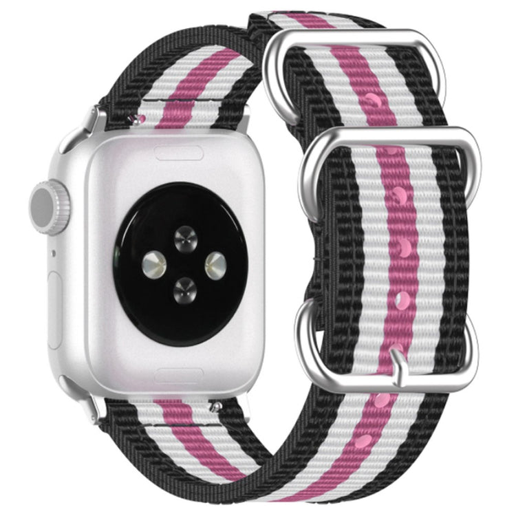 Vildt flot Apple Watch Series 7 41mm Nylon Rem - Flerfarvet#serie_4