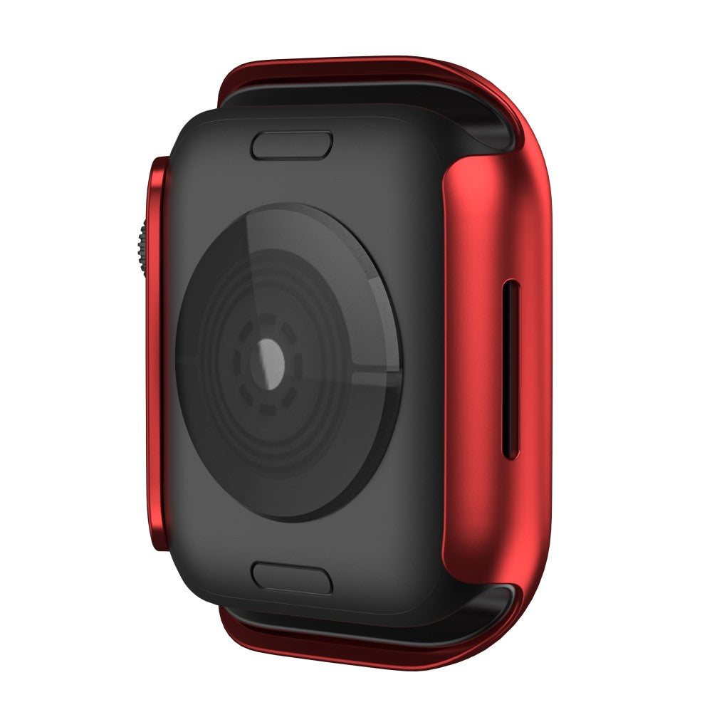 Apple Watch Series 7 41mm Enkel Plastik Bumper  - Rød#serie_6