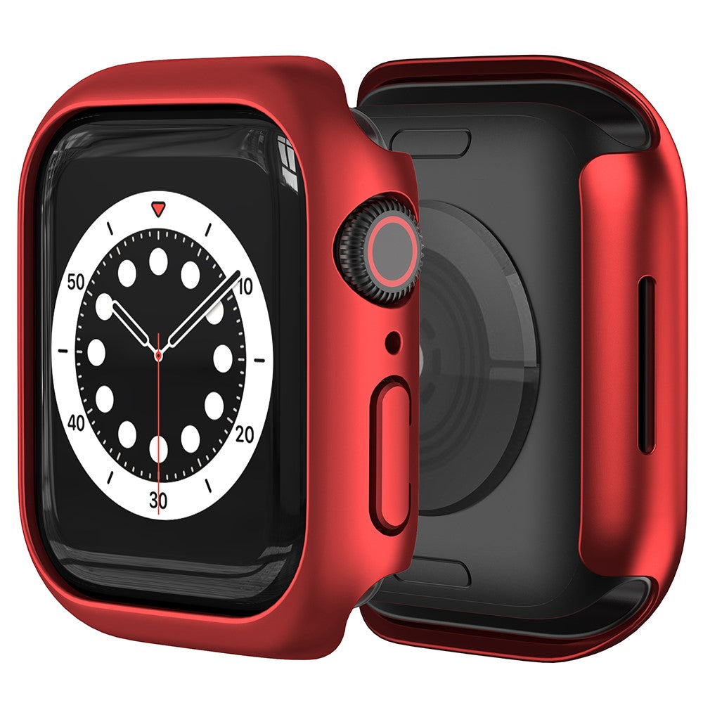 Apple Watch Series 7 41mm Enkel Plastik Bumper  - Rød#serie_6