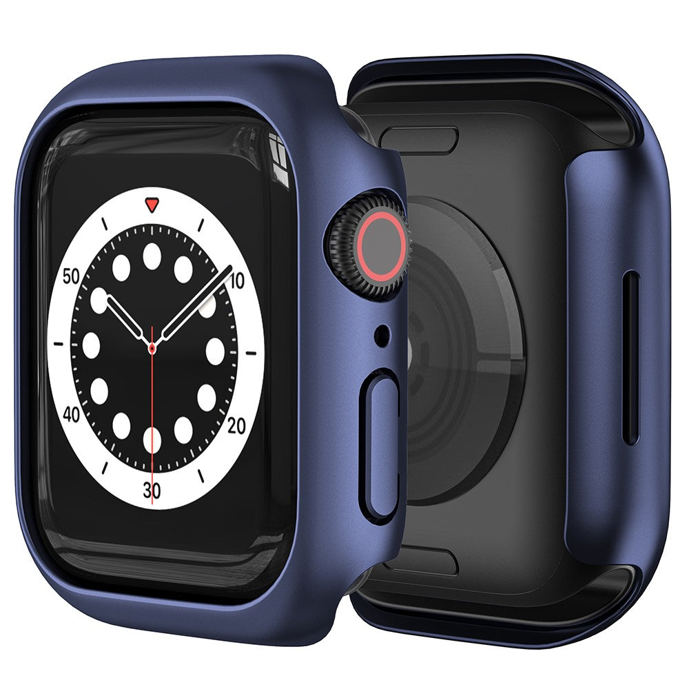 Apple Watch Series 7 41mm Enkel Plastik Bumper  - Blå#serie_7