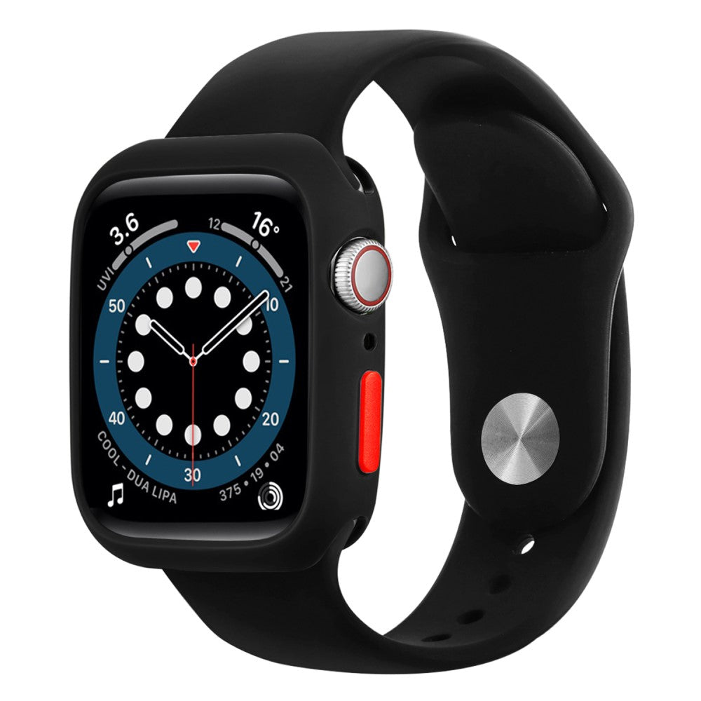 Apple Watch Series 7 41mm  Silikone Bumper  - Sort#serie_2