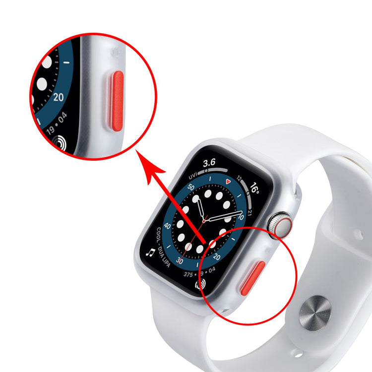 Apple Watch Series 7 41mm  Silikone Bumper  - Gennemsigtig#serie_4