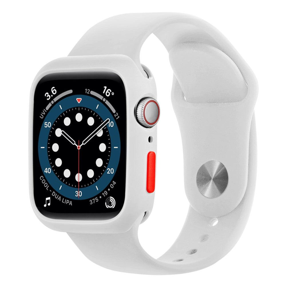 Apple Watch Series 7 41mm  Silikone Bumper  - Hvid#serie_5