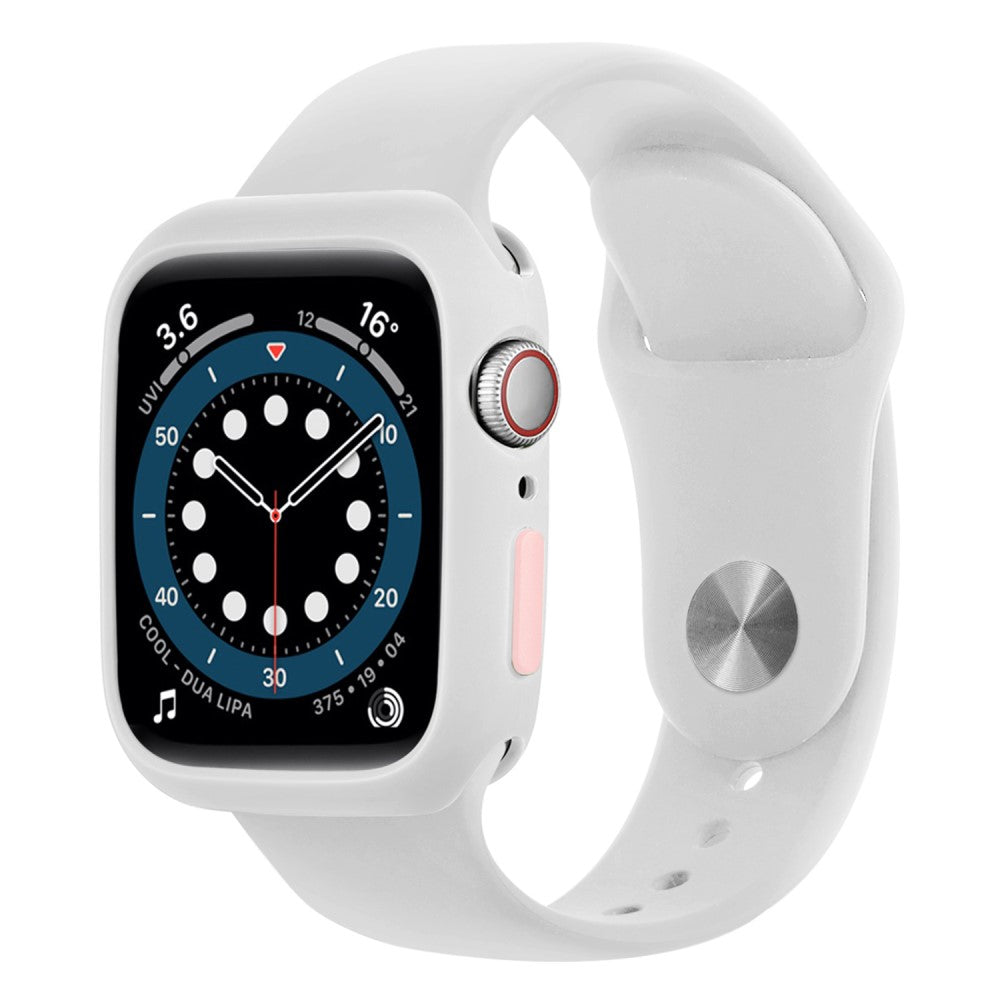 Apple Watch Series 7 41mm  Silikone Bumper  - Hvid#serie_6