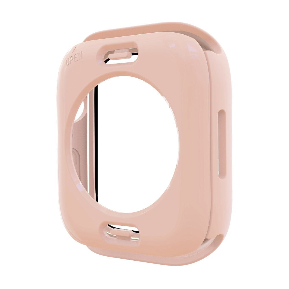 Apple Watch Series 7 41mm Elegant Plastik og Glas Bumper  - Pink#serie_1